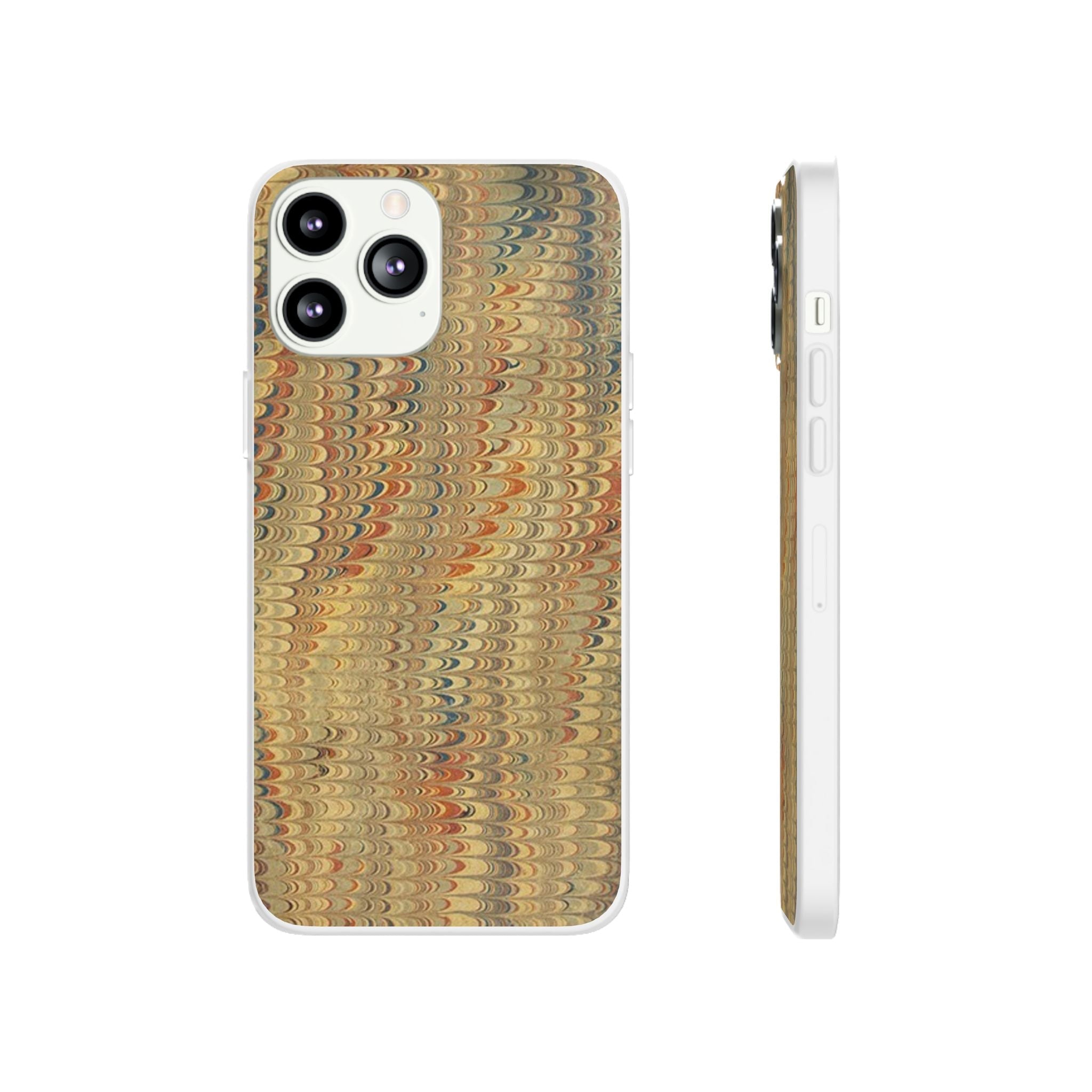 Golden Fall Neutrals Italian Marbled Design Stylish Phone Cases