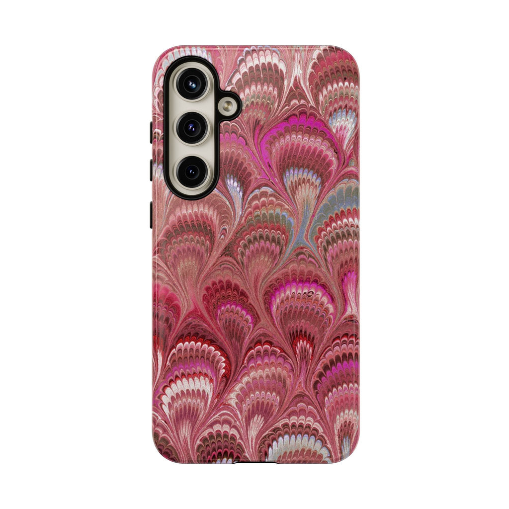 Shades of Pink Marbled Phone Case —  Dual Layer - Tough Protective Phone Cover