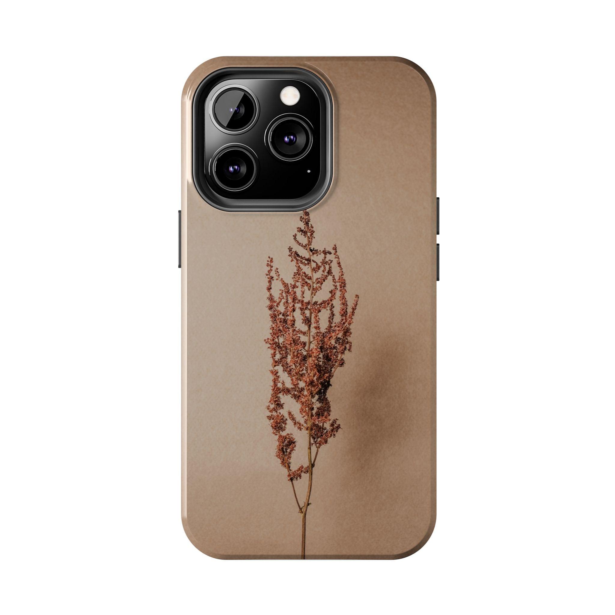 Brown Dry Leaf Tough Phone Cases