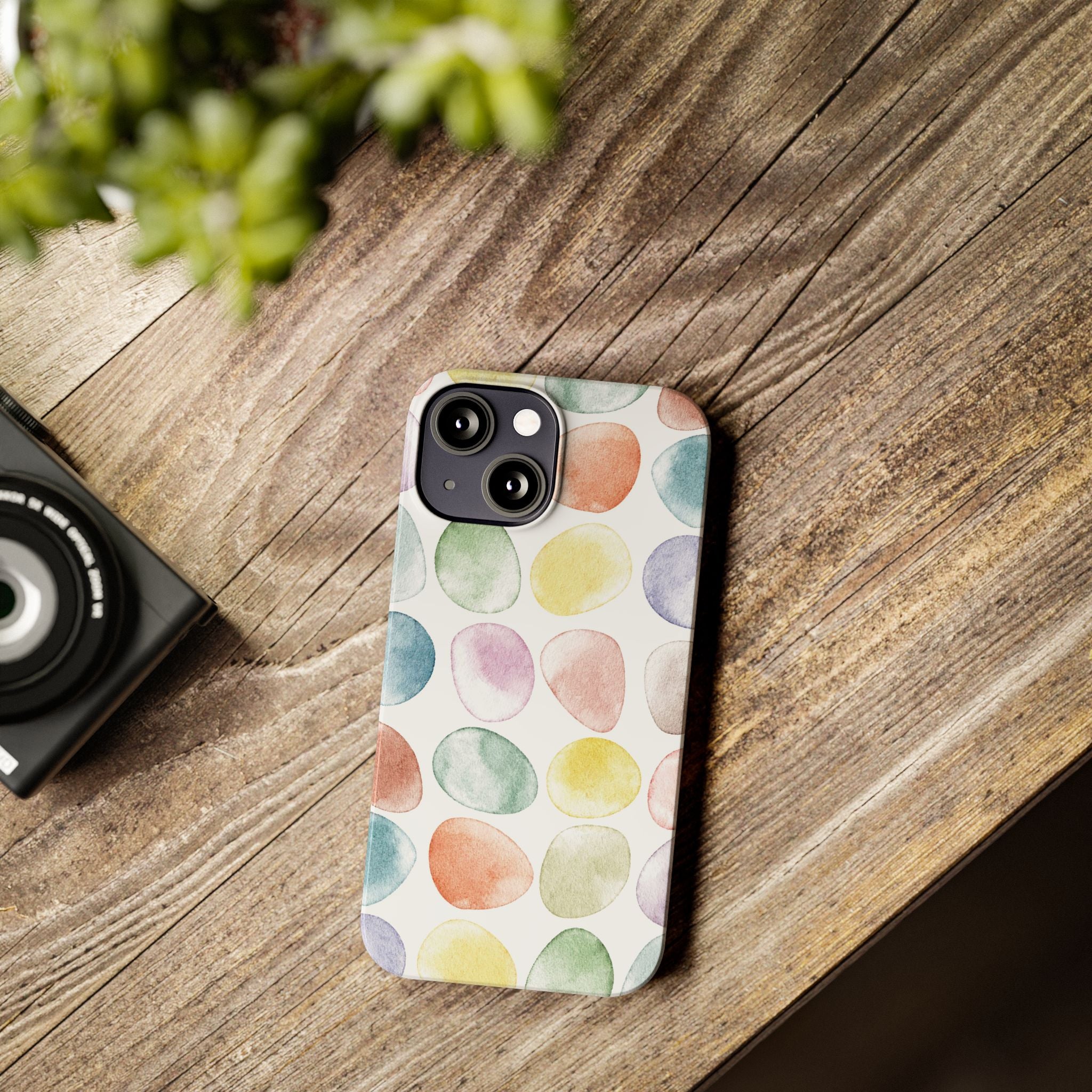 Colorful Watercolor Organic Circle Phone Cases