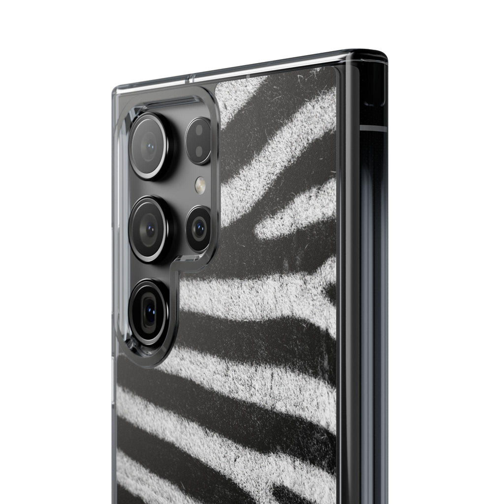 Clear Cases Black and White Zebra Stripes