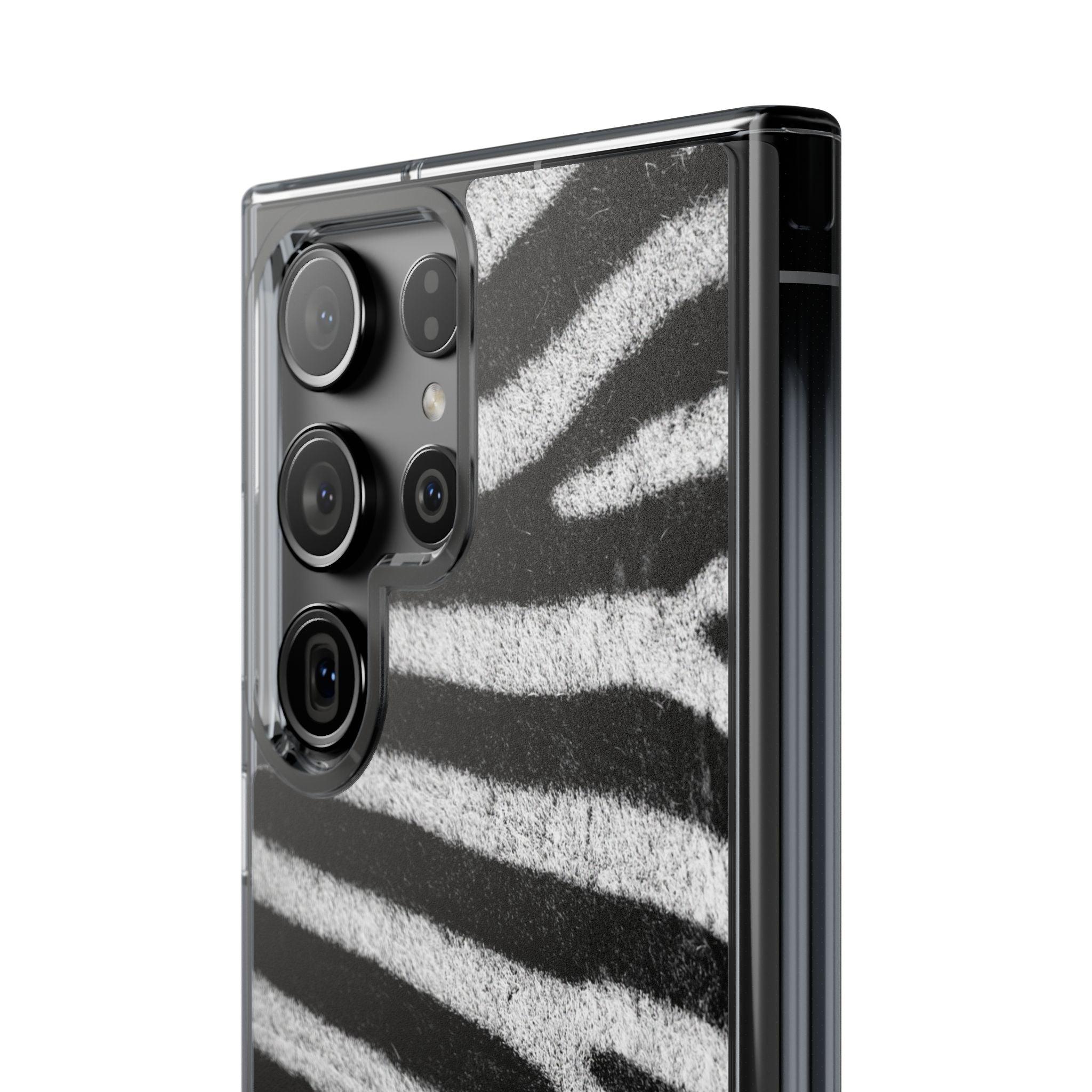 Clear Cases Black and White Zebra Stripes