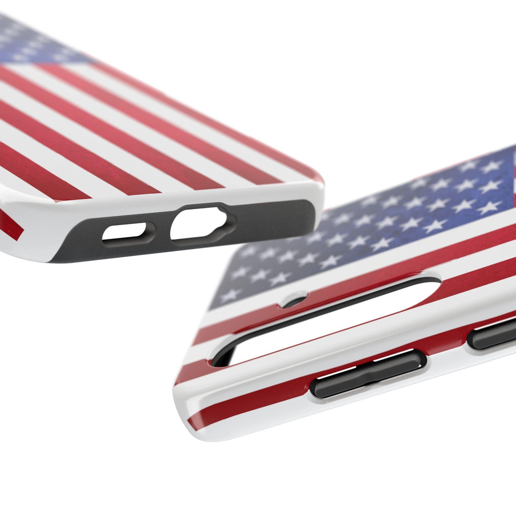 USA Flag Printed Tough Phone Cases