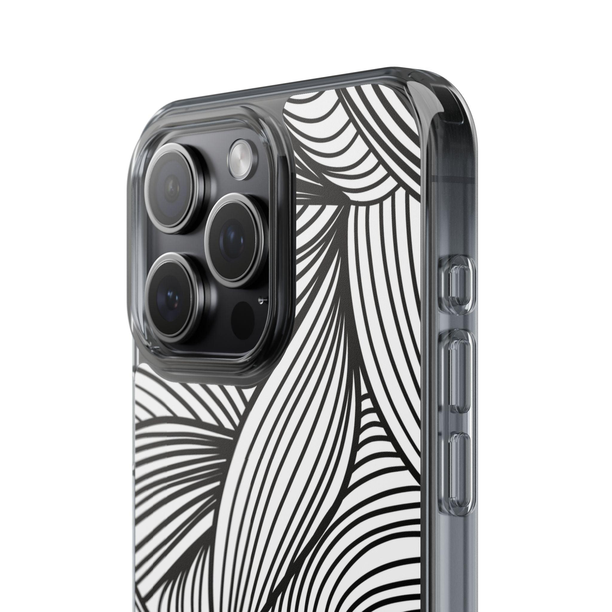 Black and White Illusion Clear Cases