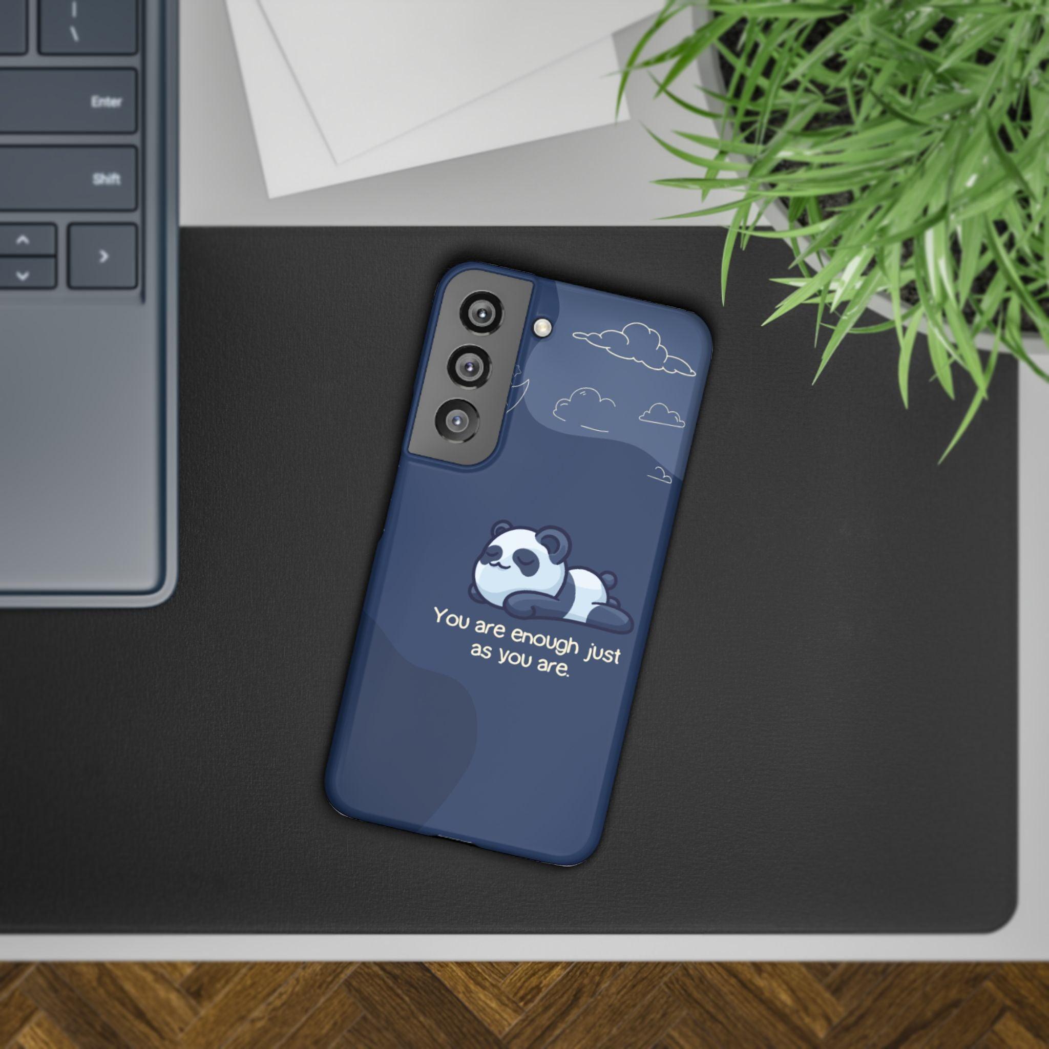 Panda Dreams Phone Case – Cozy Vibes & Inspiring Words