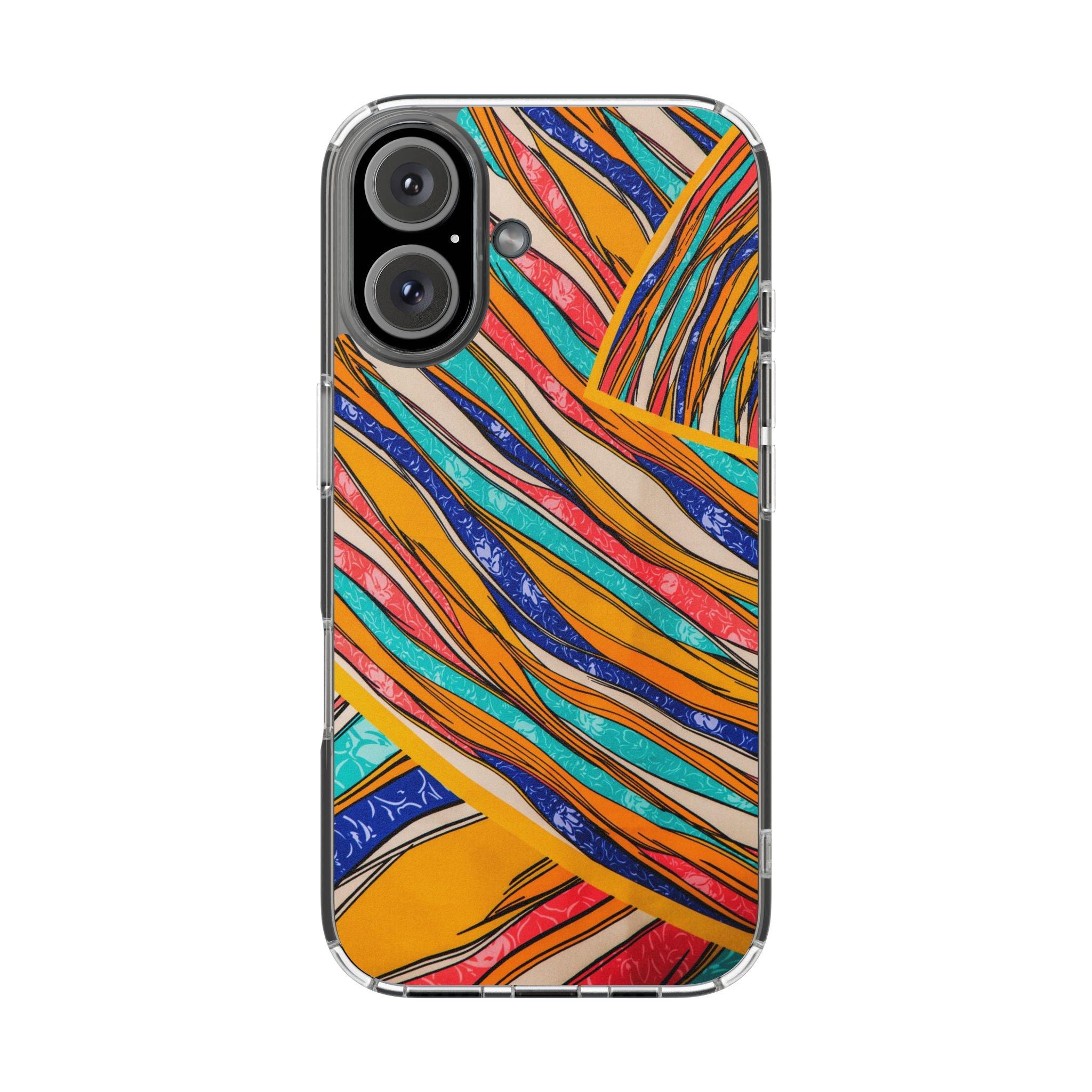 Clear Cases Stripes of  Powerful Colors