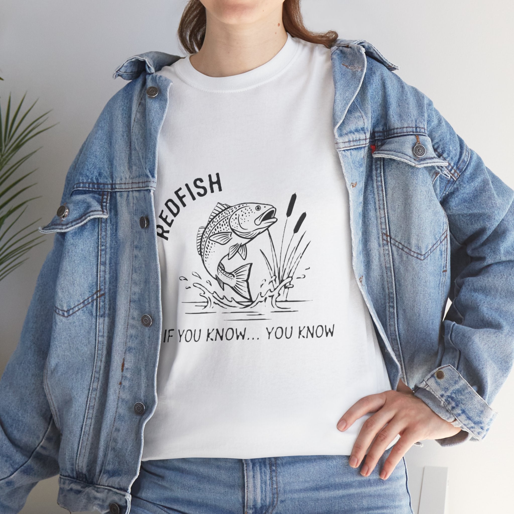 Fishing Red Fish T-Shirt — Vintage Angler Tee