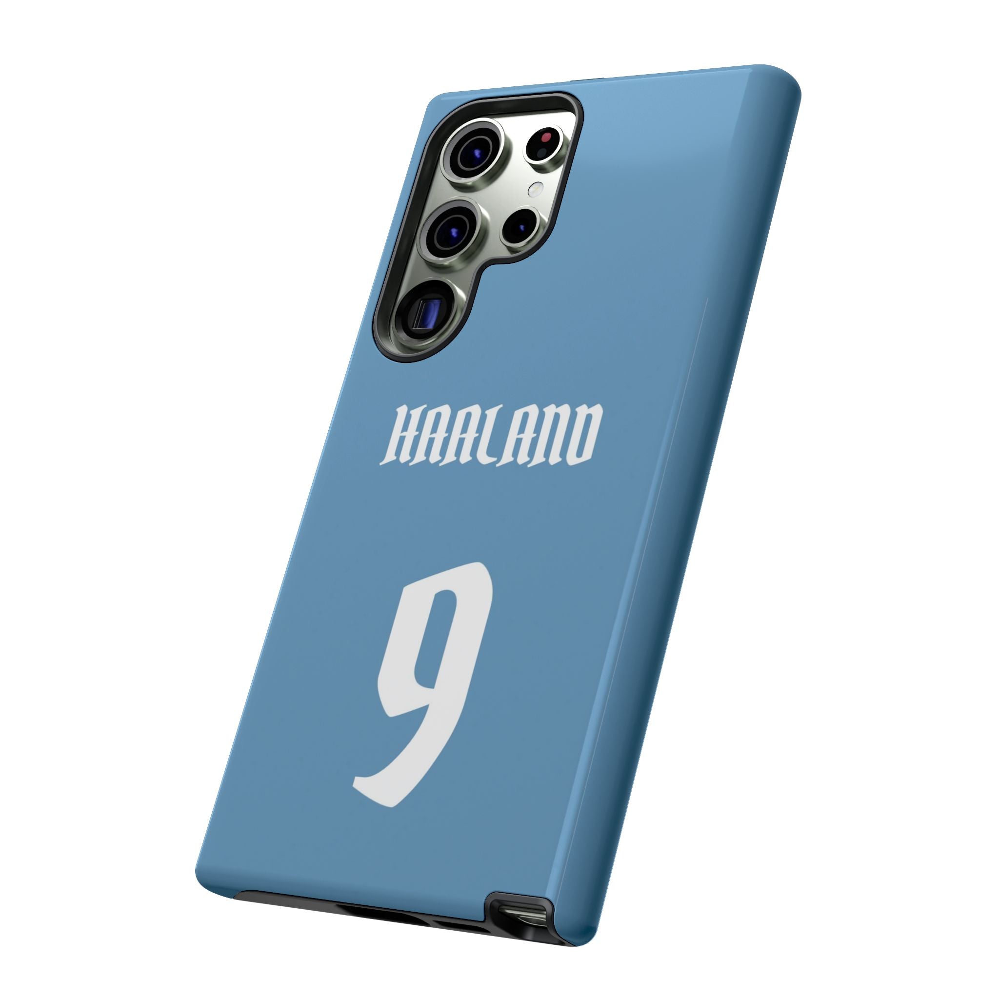 Erling Haaland PowerStrike – Rugged Dual-Layer Protection & Slim Profile | Compatible with iPhone 8 to 16 Pro Max & Samsung Galaxy S10 to S25 Ultra