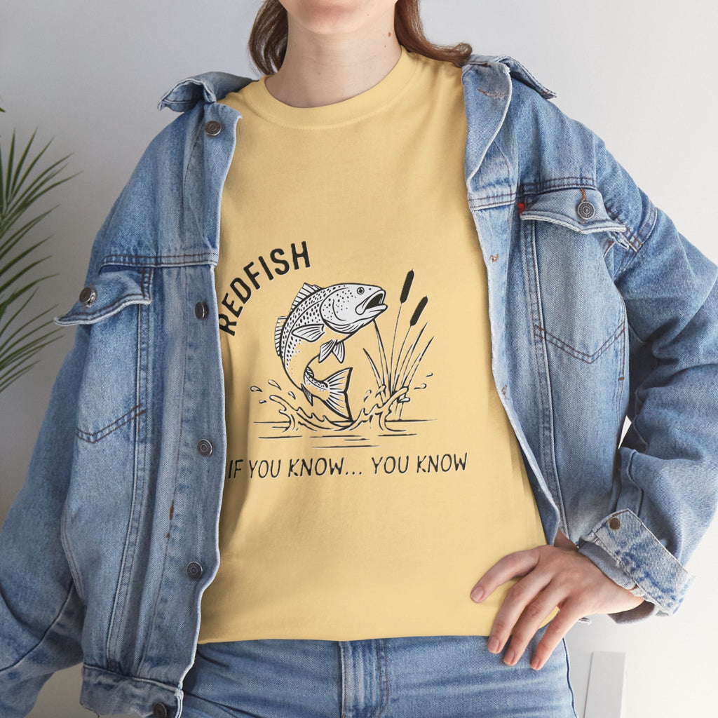Fishing Red Fish T-Shirt — Vintage Angler Tee