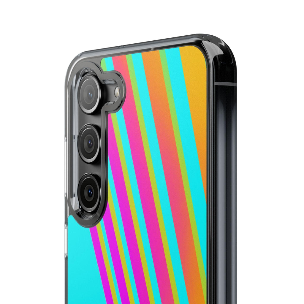 Abstract Pattern With Vibrant Color Clear Cases