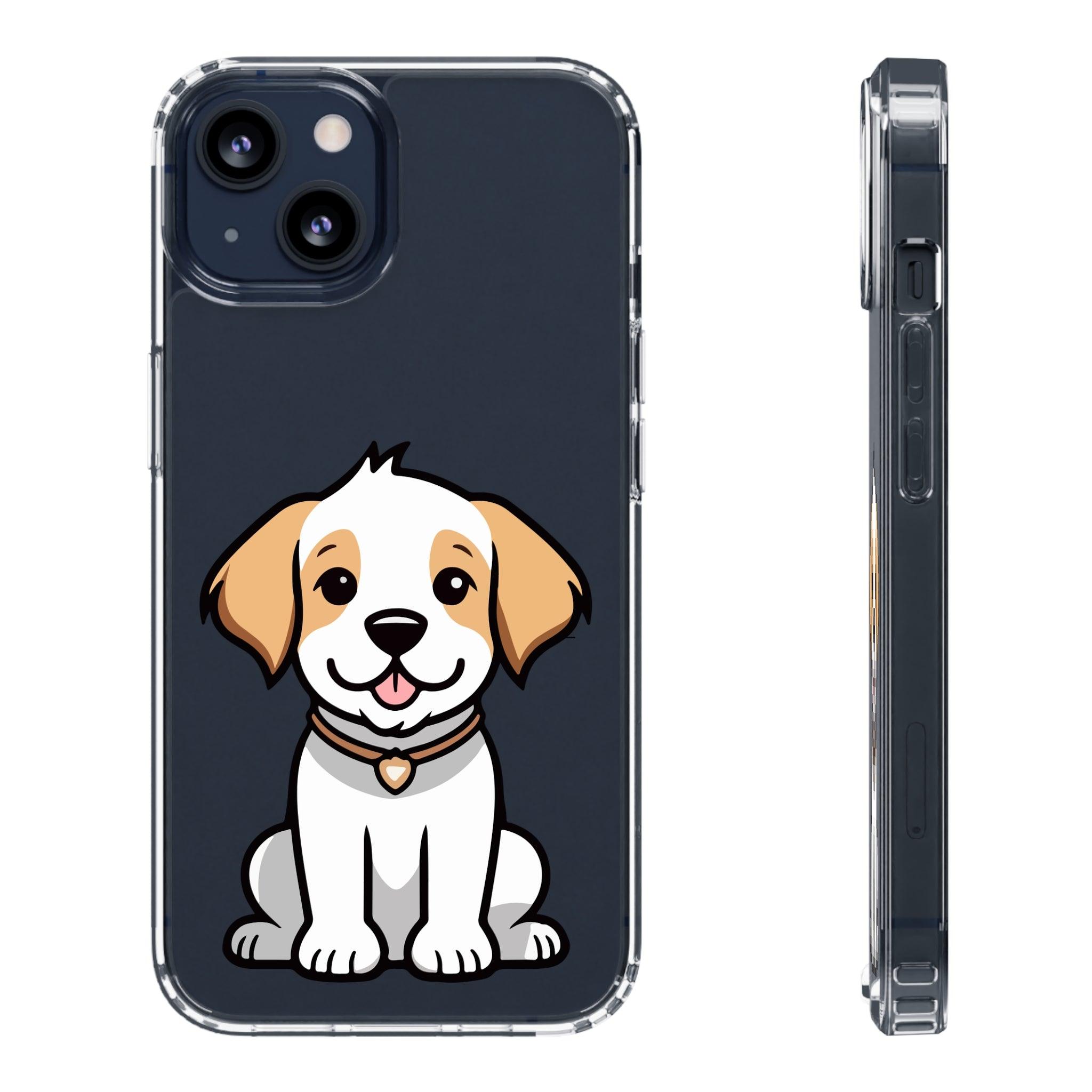 Clear Cases With Dog Printed