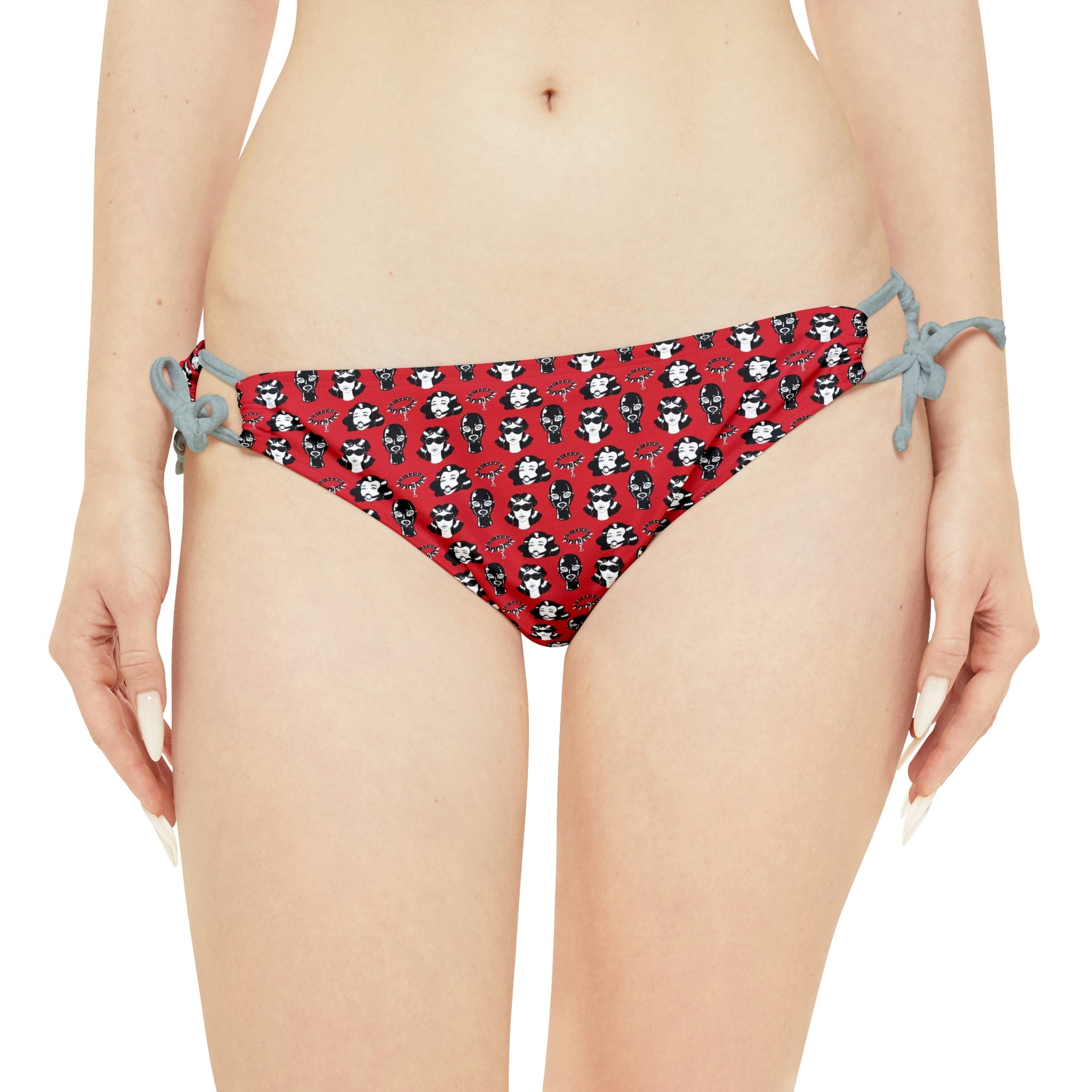 BDSM Gag Kink Strappy Bikini Set