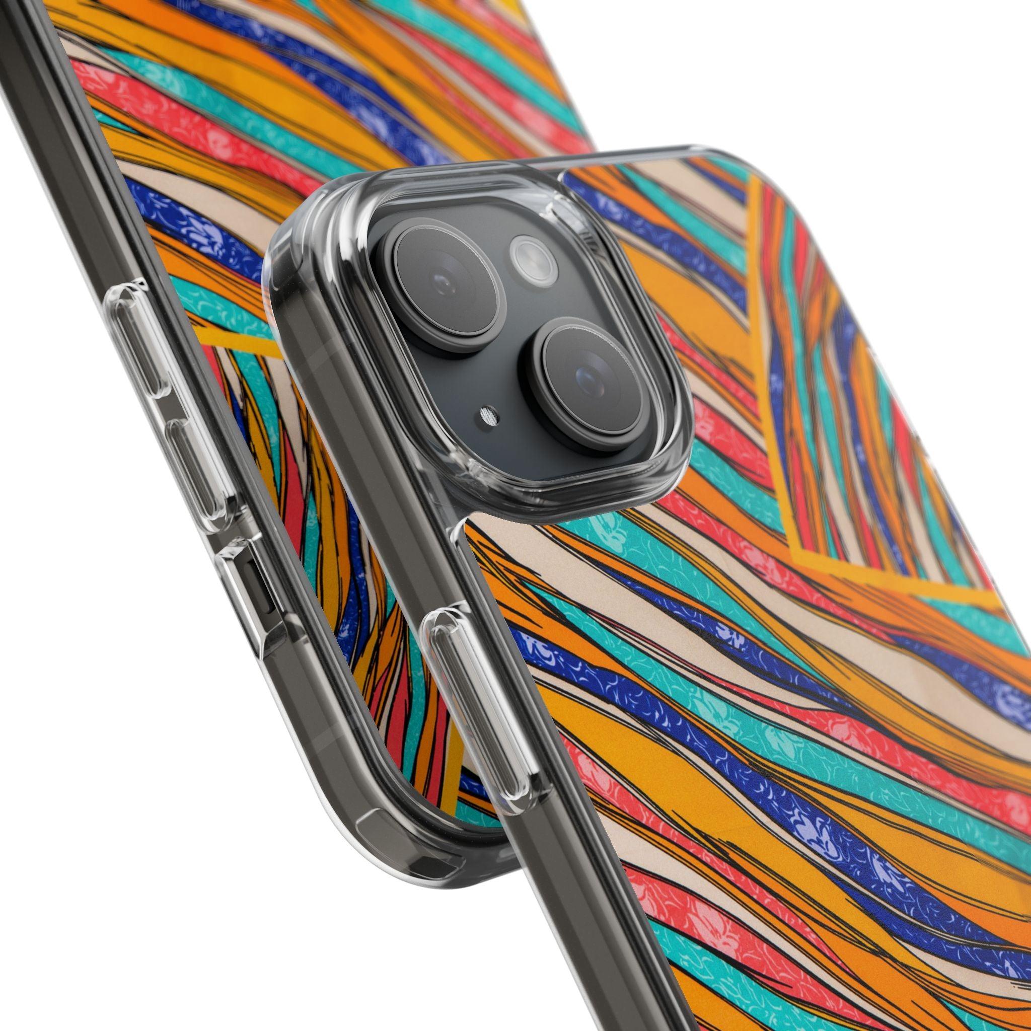 Clear Cases Stripes of  Powerful Colors