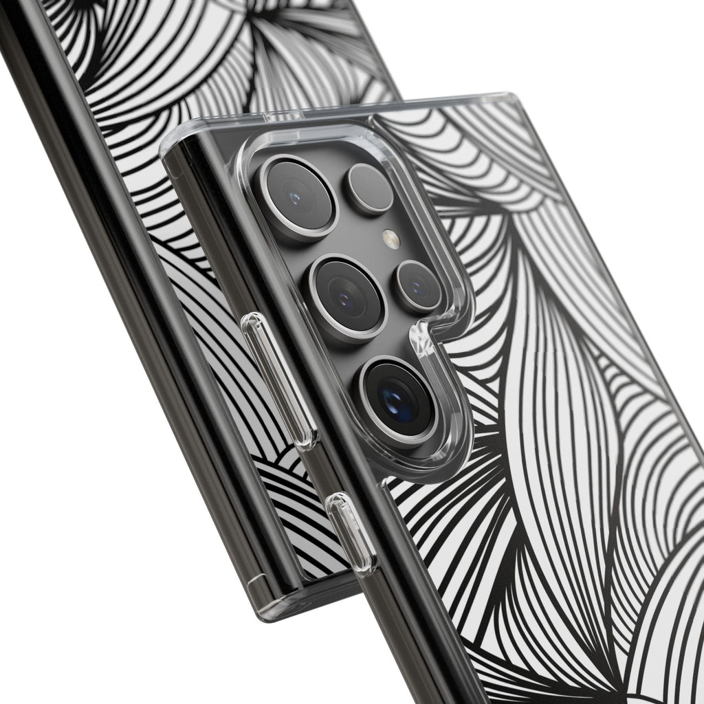 Black and White Illusion Clear Cases