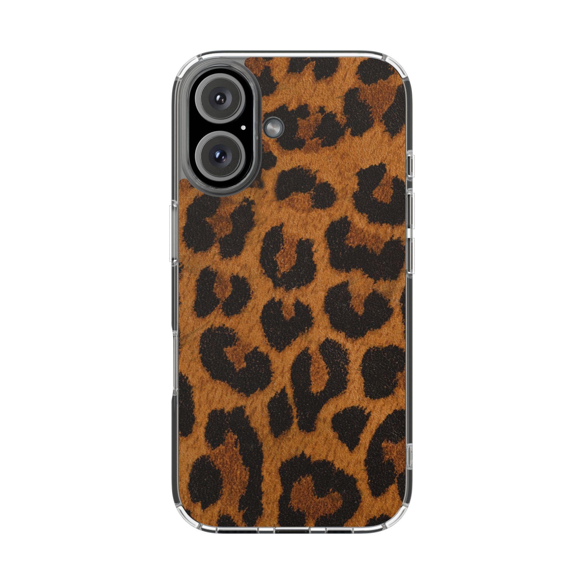 Clear Cases Cheeta Print