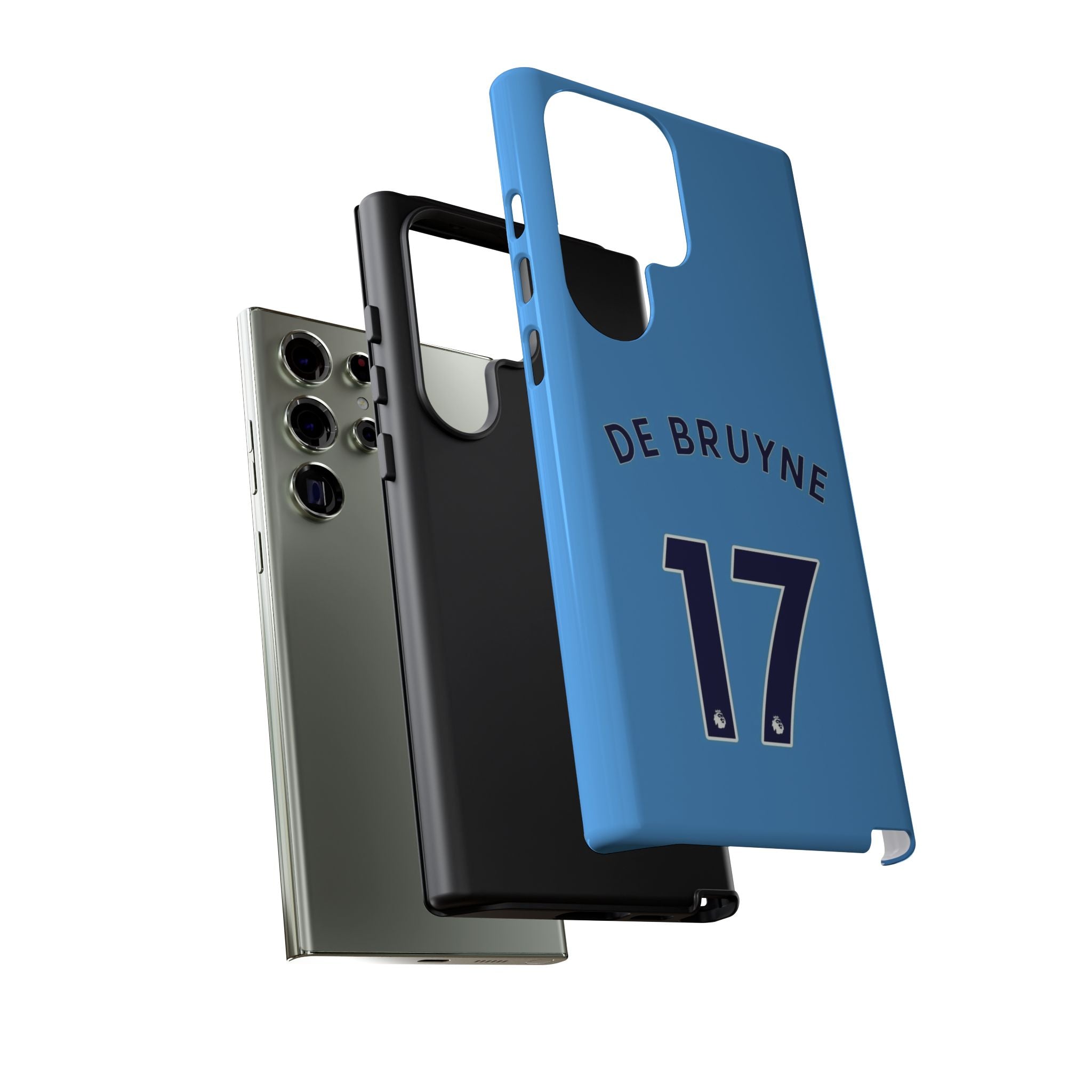 Kevin De Bruyne VisionGuard – Enhanced Protection & Sleek Design | Fits iPhone 8–16 Pro Max & Galaxy S10–S25 Ultra