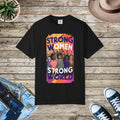 Strong Women Strong World Cotton Tee - Unisex Comfort - DipaliZ