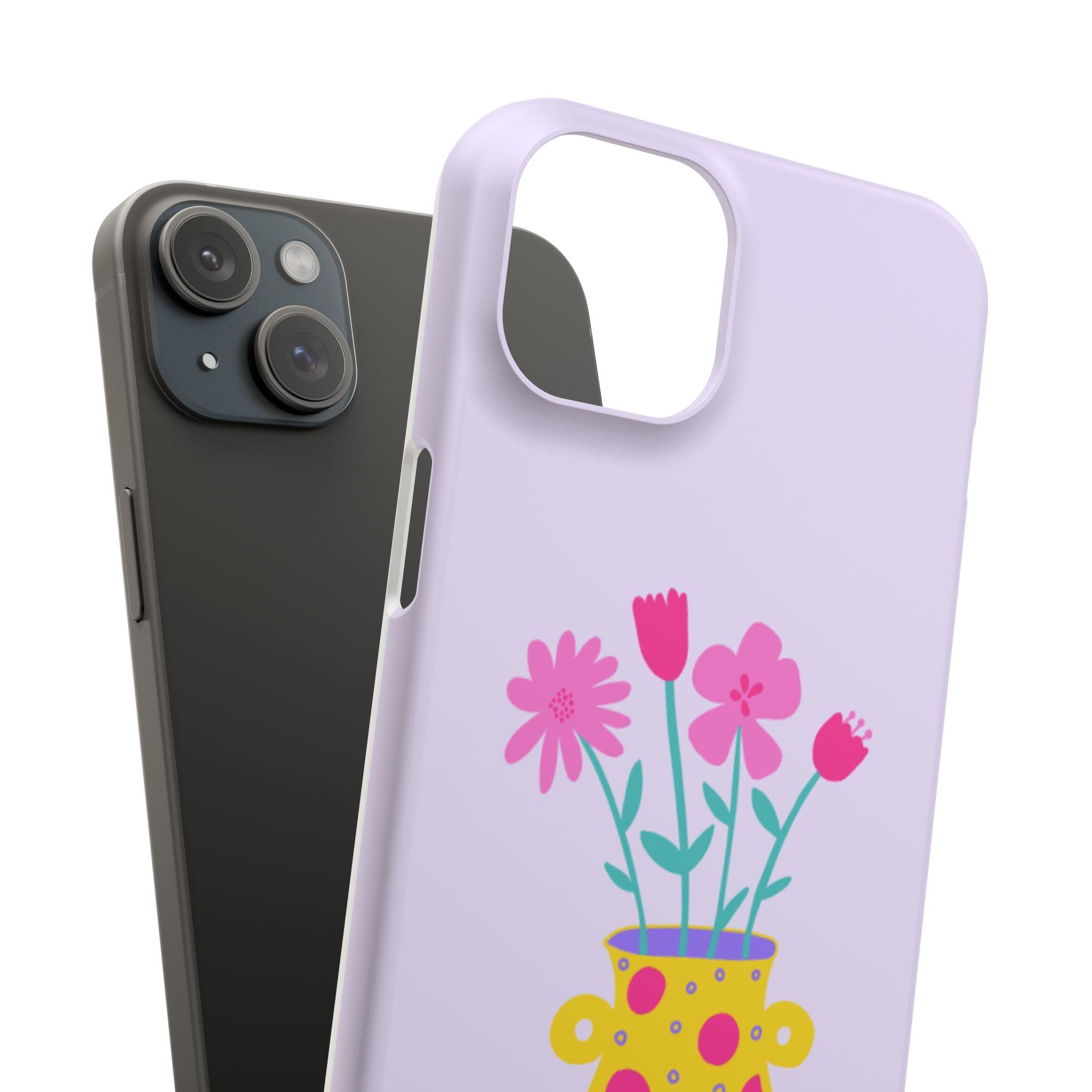 Floral Pot Phone Case – Bloom with Style Everywhere You Go