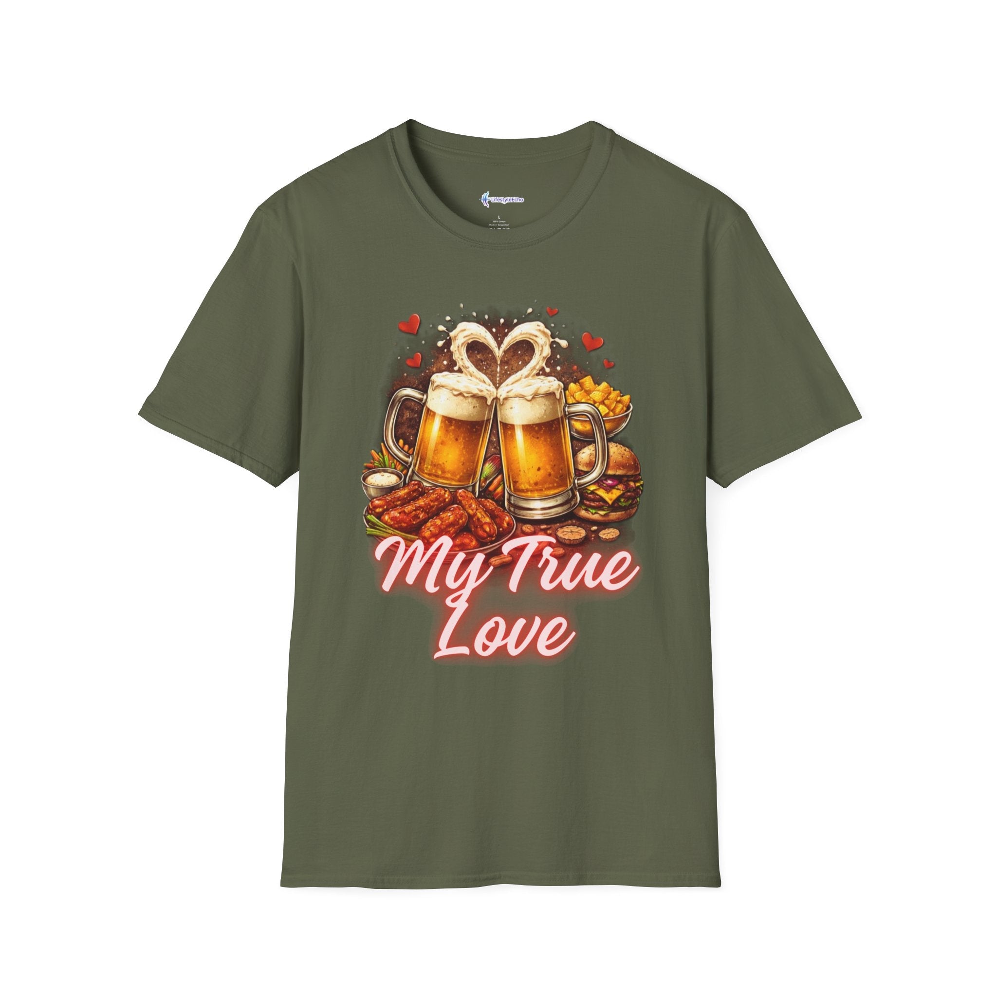 Food & Beer Valentine's T-Shirt - My One True Love