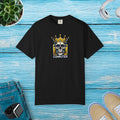 Skull With A Crown Computer Cotton T-Shirt - DipaliZ