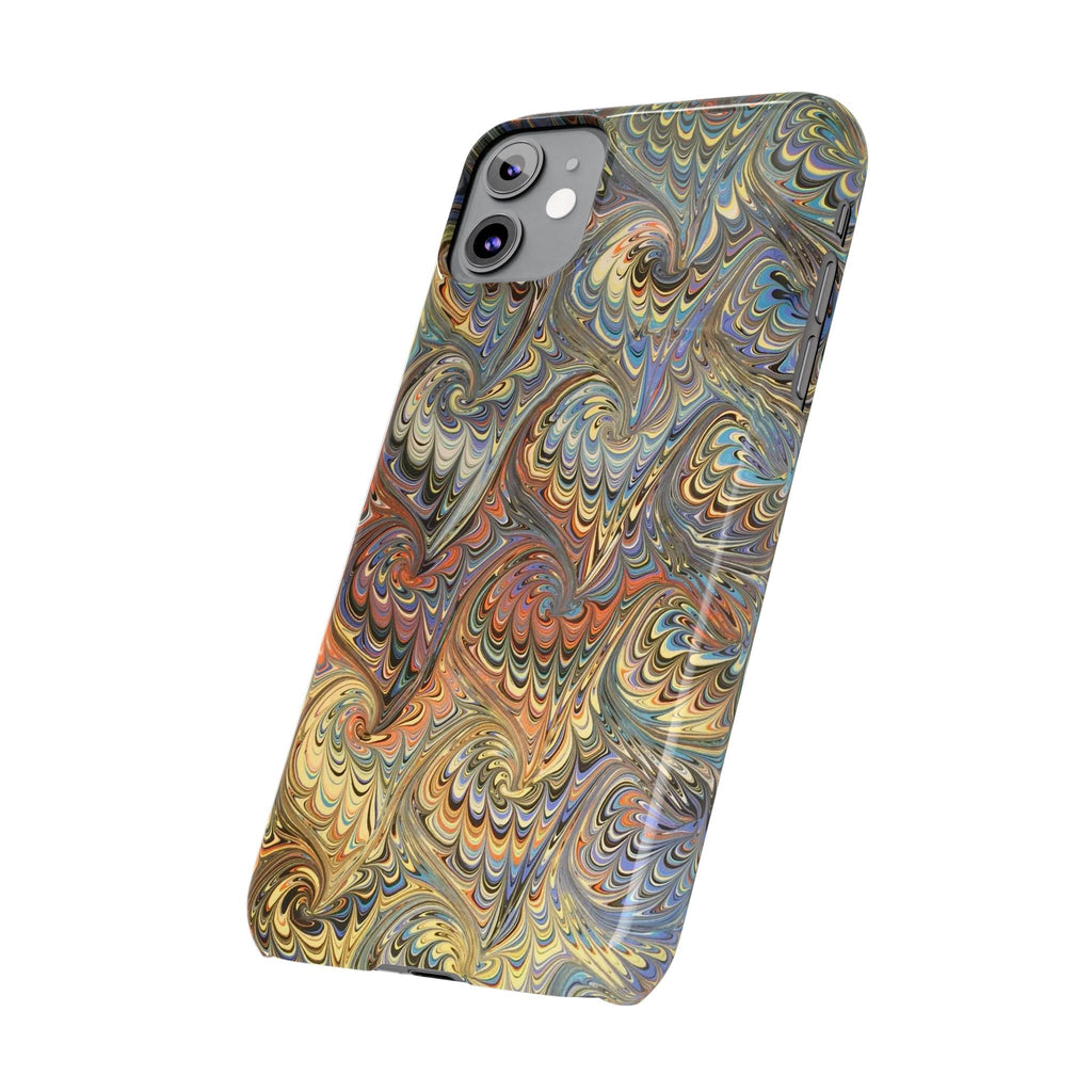 Golden Fall Colors Italian Traditional Marble Design