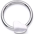 16G 3/8 I Heart My Piercings Hinged Segment Ring