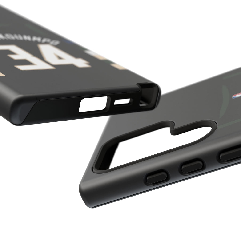 Giannis Antetokounmpo Force Drive Edition – Heavy-Duty ShockGuard Layers, Athletic Slim Fit | iPhone 8–16 Pro Max & Samsung S10–S25 Ultra Supported