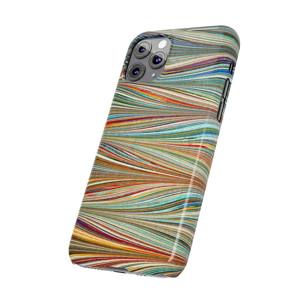 Florentine Multi-Colored Marbled Phone Case
