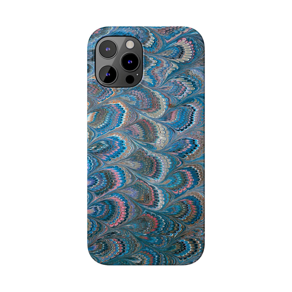 Blue and Pink Feather