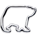 16G 5/16 Polar Bear Closure Ring