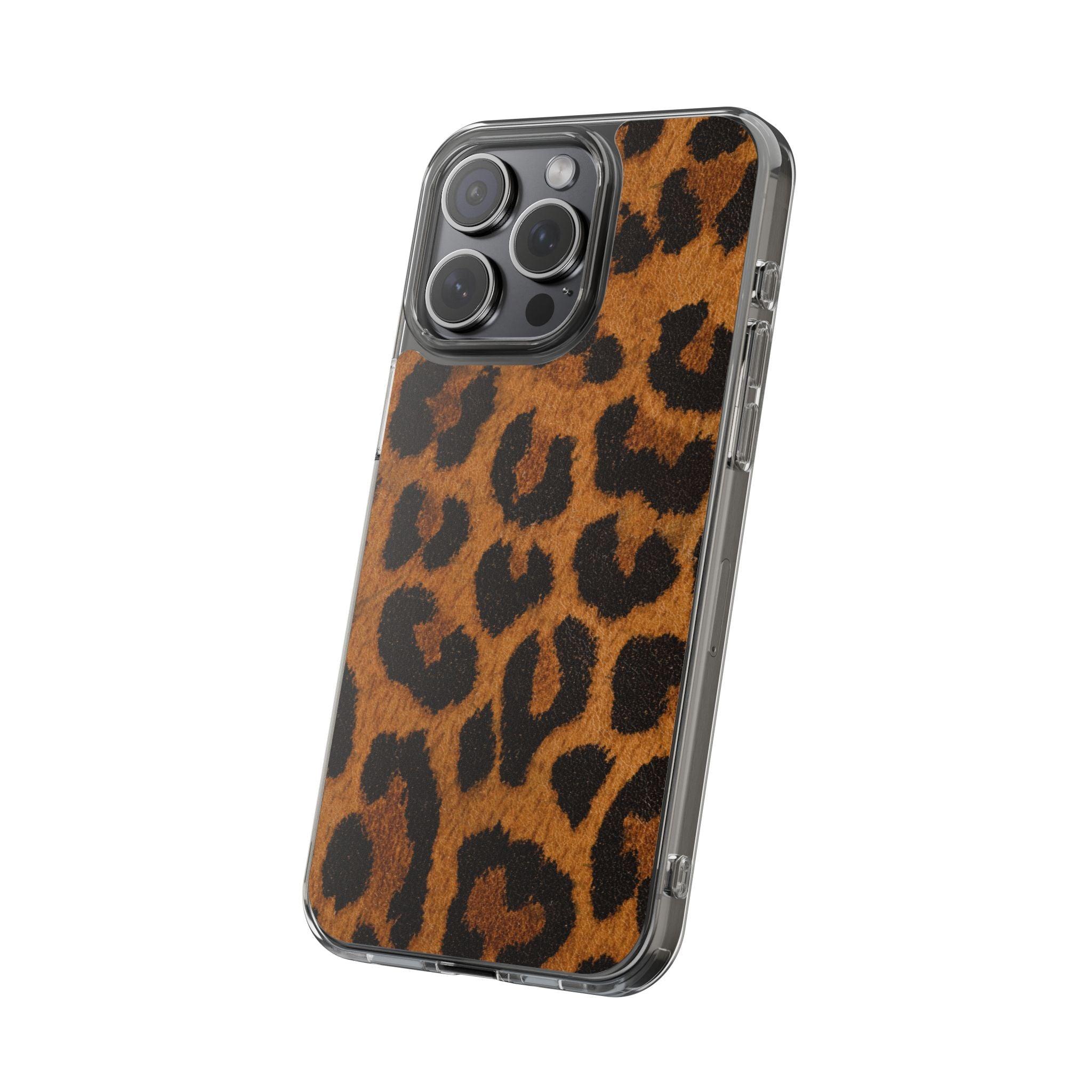 Clear Cases Cheeta Print