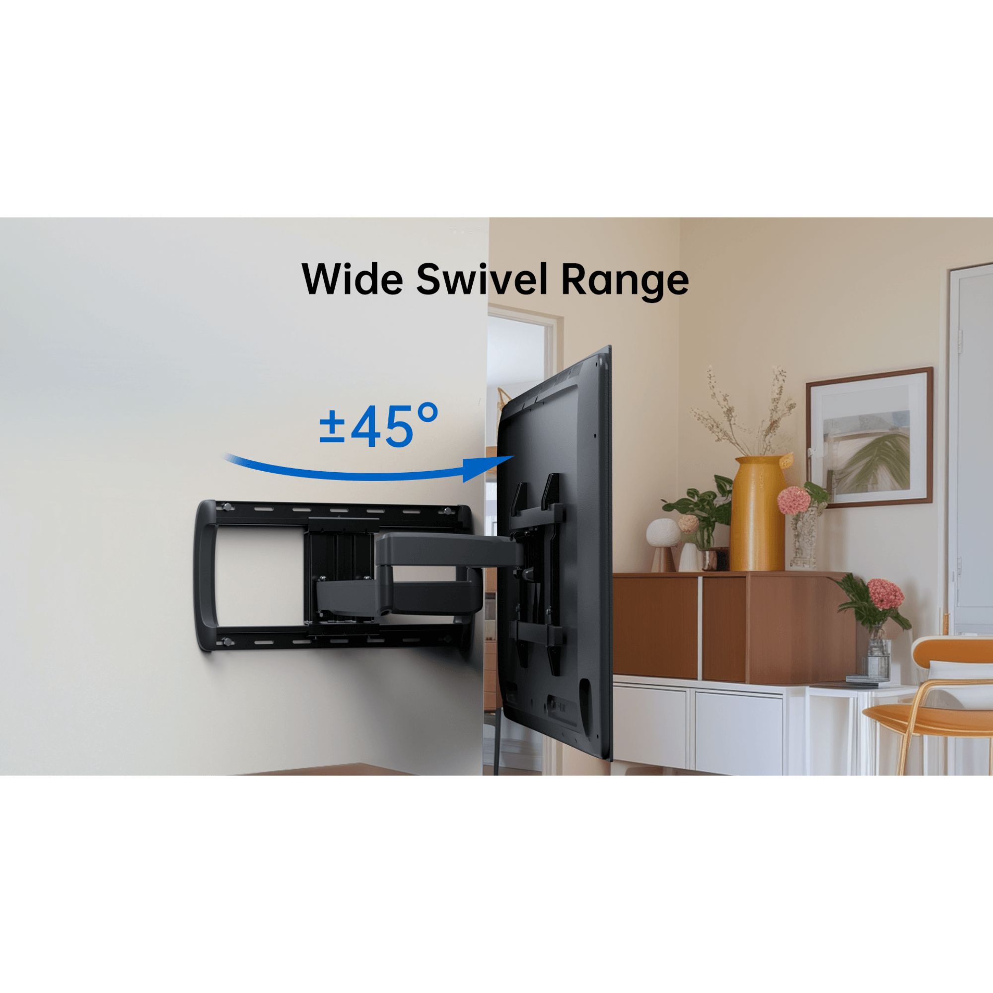ErgoAv Large Motion TV Mount for 42" to 90" TVs