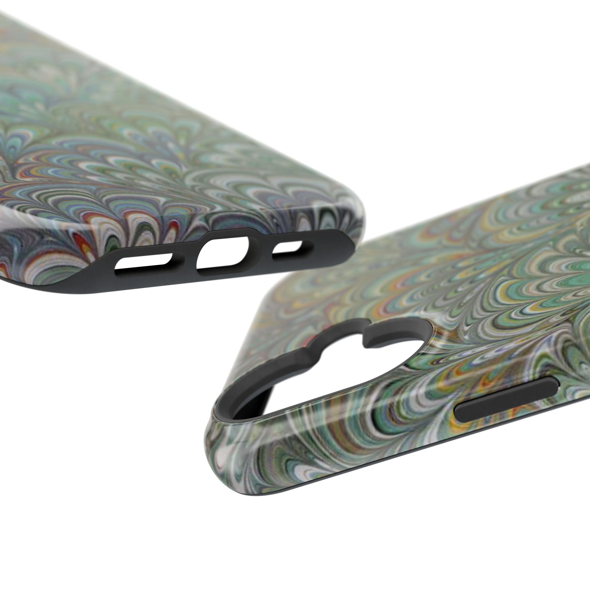 Italian Peacock Green Highly Durable Phone Case for Apple + Samsung