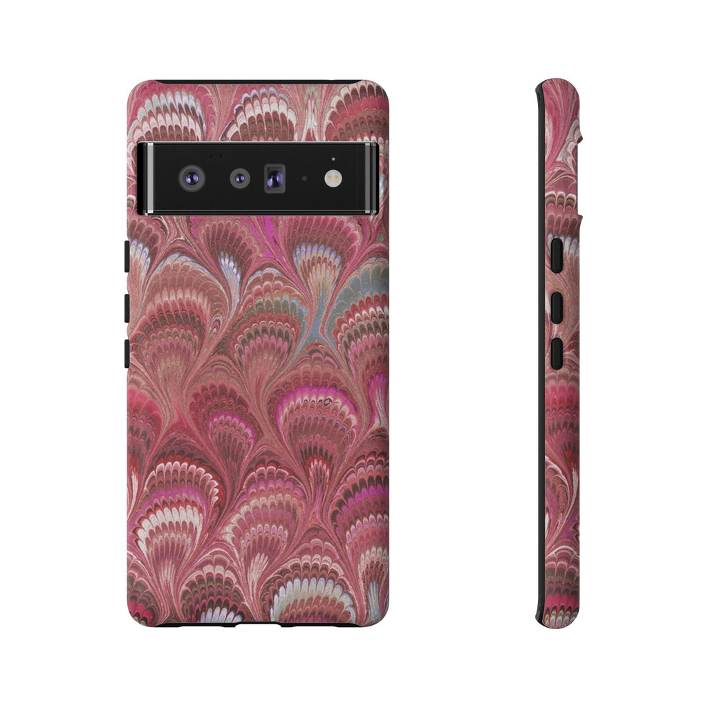 Shades of Pink Marbled Phone Case —  Dual Layer - Tough Protective Phone Cover