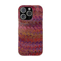 Reds, Lavenders, Marbled VIntage Design, Italian Feather Phone Case, Slim Phone Cases, IPHONE16 and all sizes