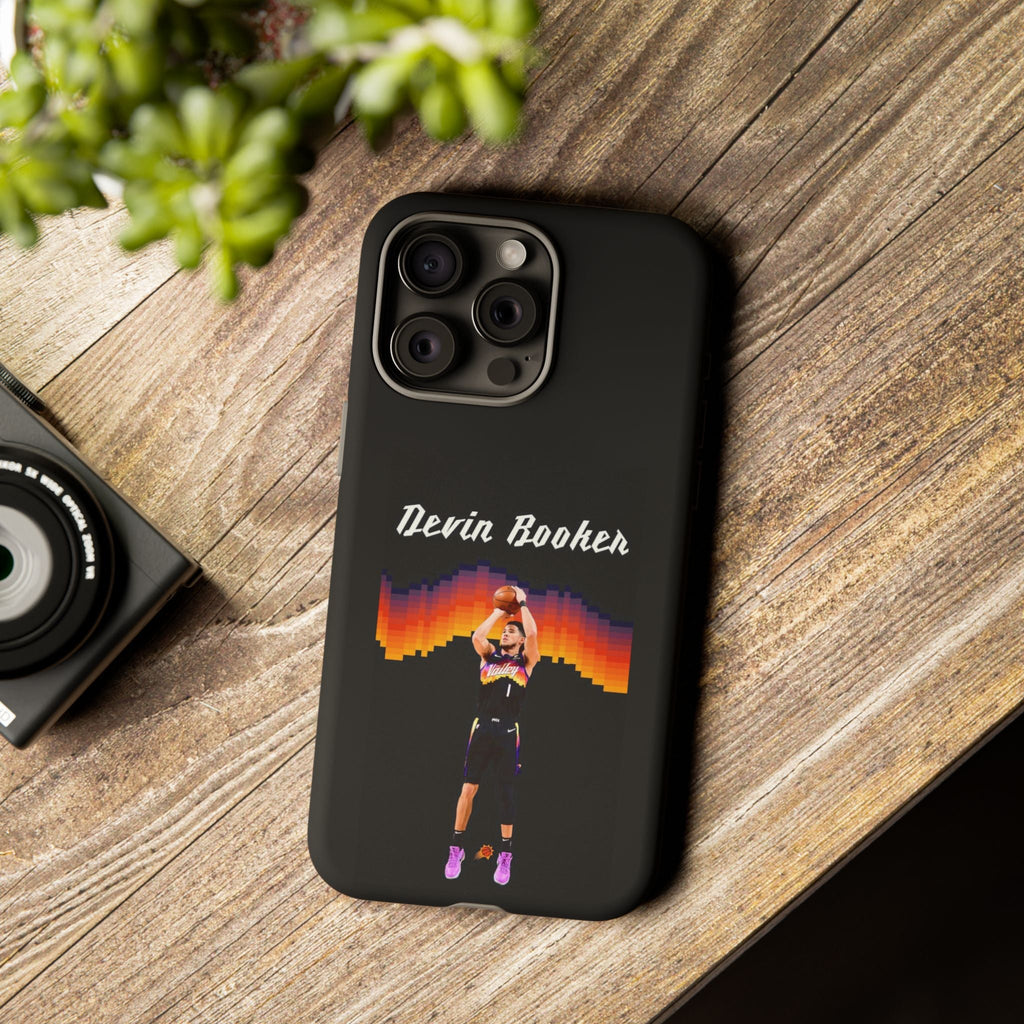 Devin Booker Precision Blaze Series – Dual-Layer ShockGuard Protection | Fits iPhone 8–16 Pro Max & Samsung Galaxy S10–S25 Ultra