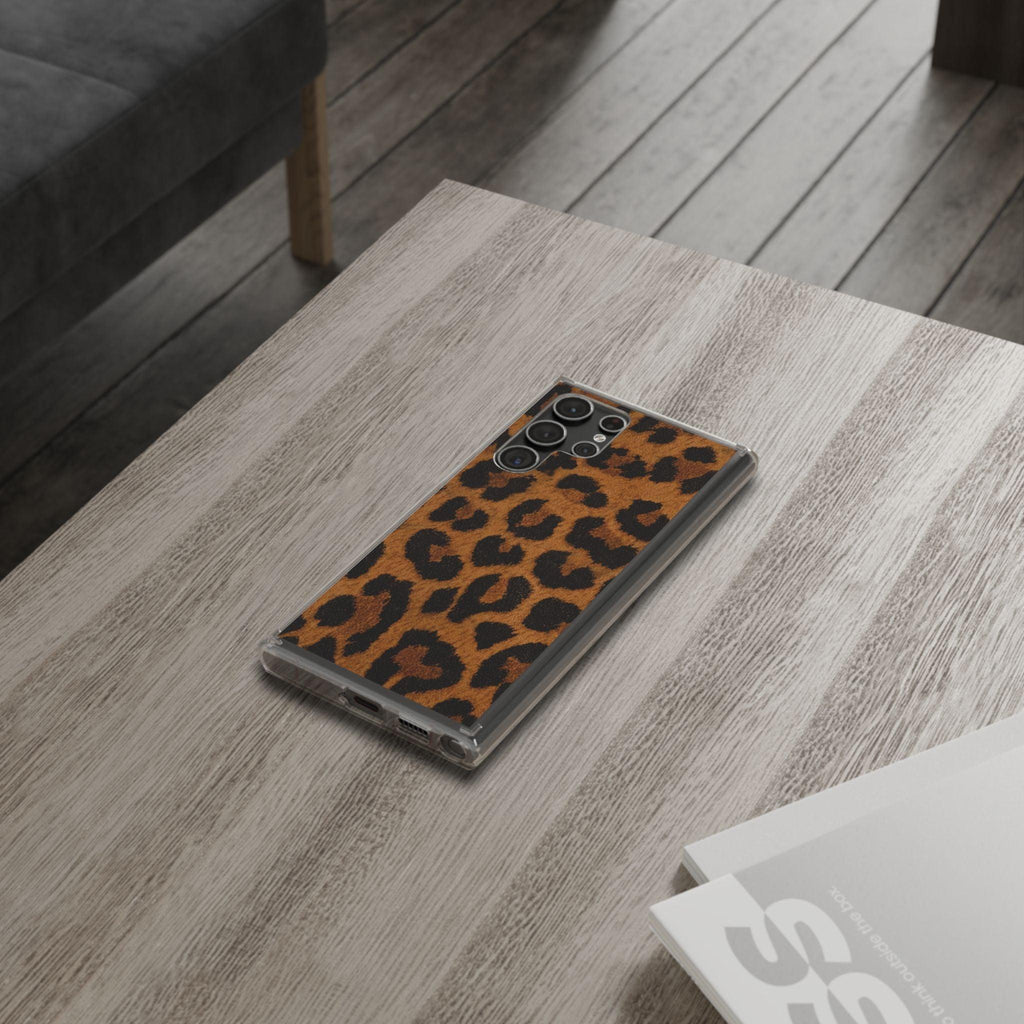Clear Cases Cheeta Print