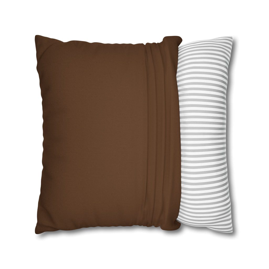 Mountain Sunrise Scenic Throw Pillow — Nature Landscape Pillowcase