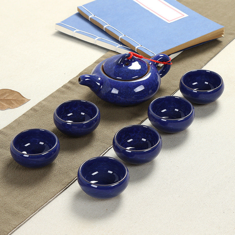 Ceramic teapot tea set gift box