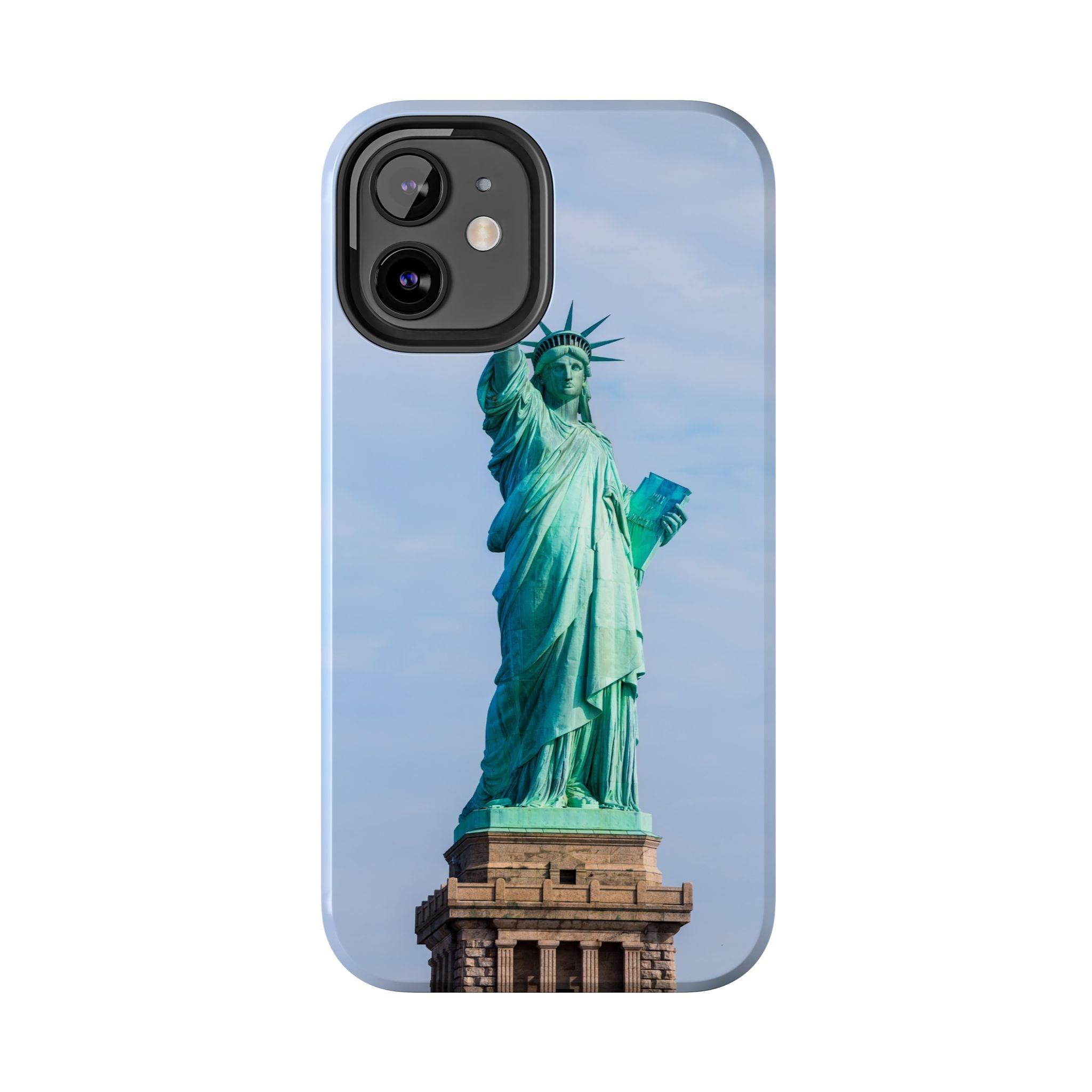 Statue of Liberty Printed Tough Phone Case - Iconic Freedom Design