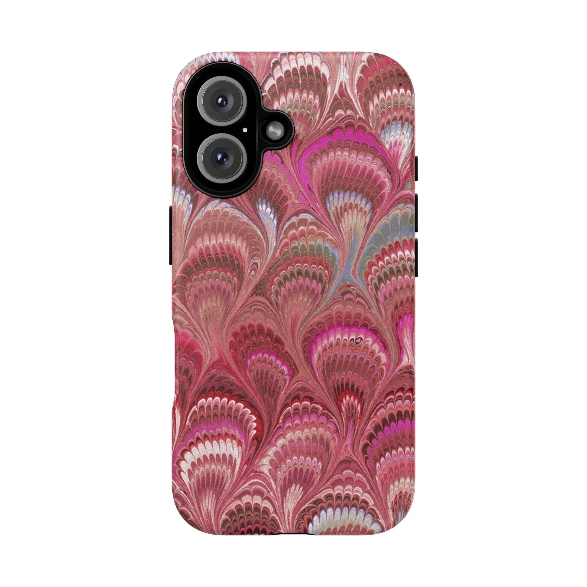 Shades of Pink Marbled Phone Case —  Dual Layer - Tough Protective Phone Cover