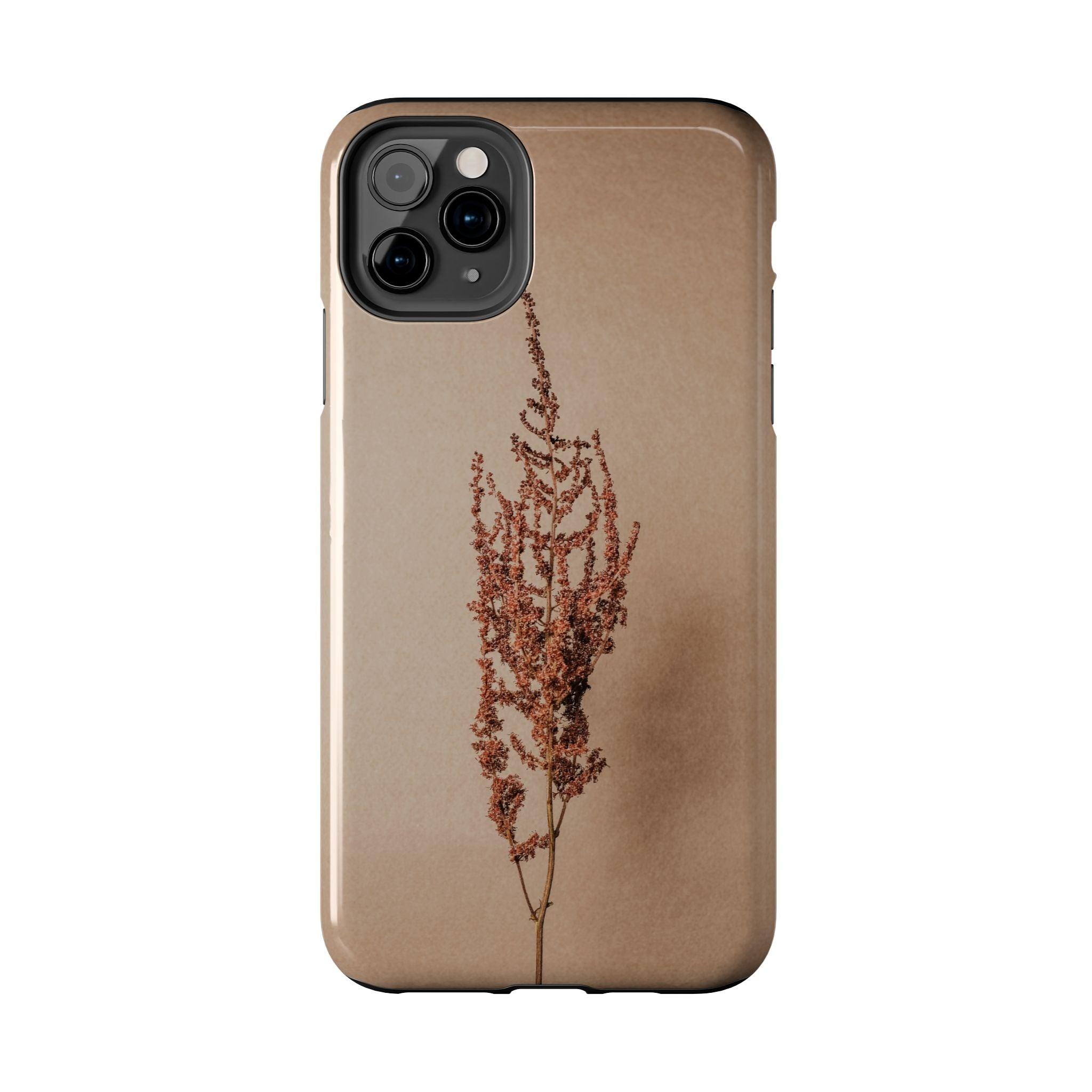 Brown Dry Leaf Tough Phone Cases