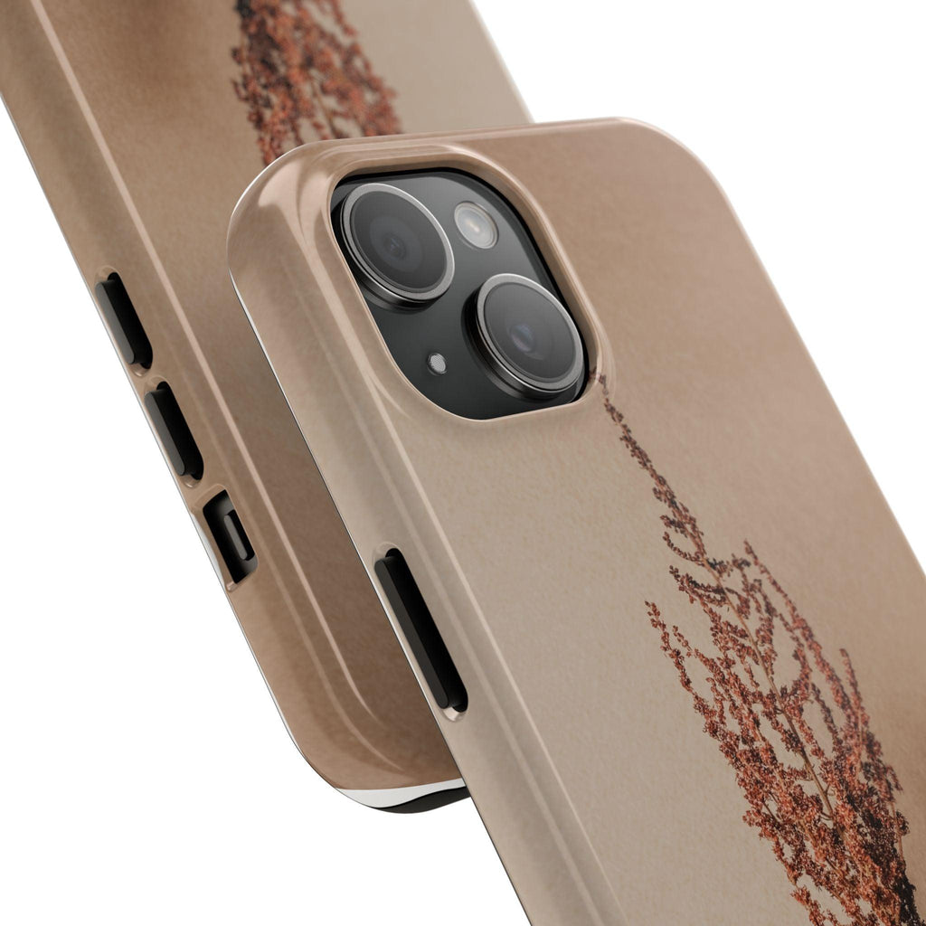 Brown Dry Leaf Tough Phone Cases