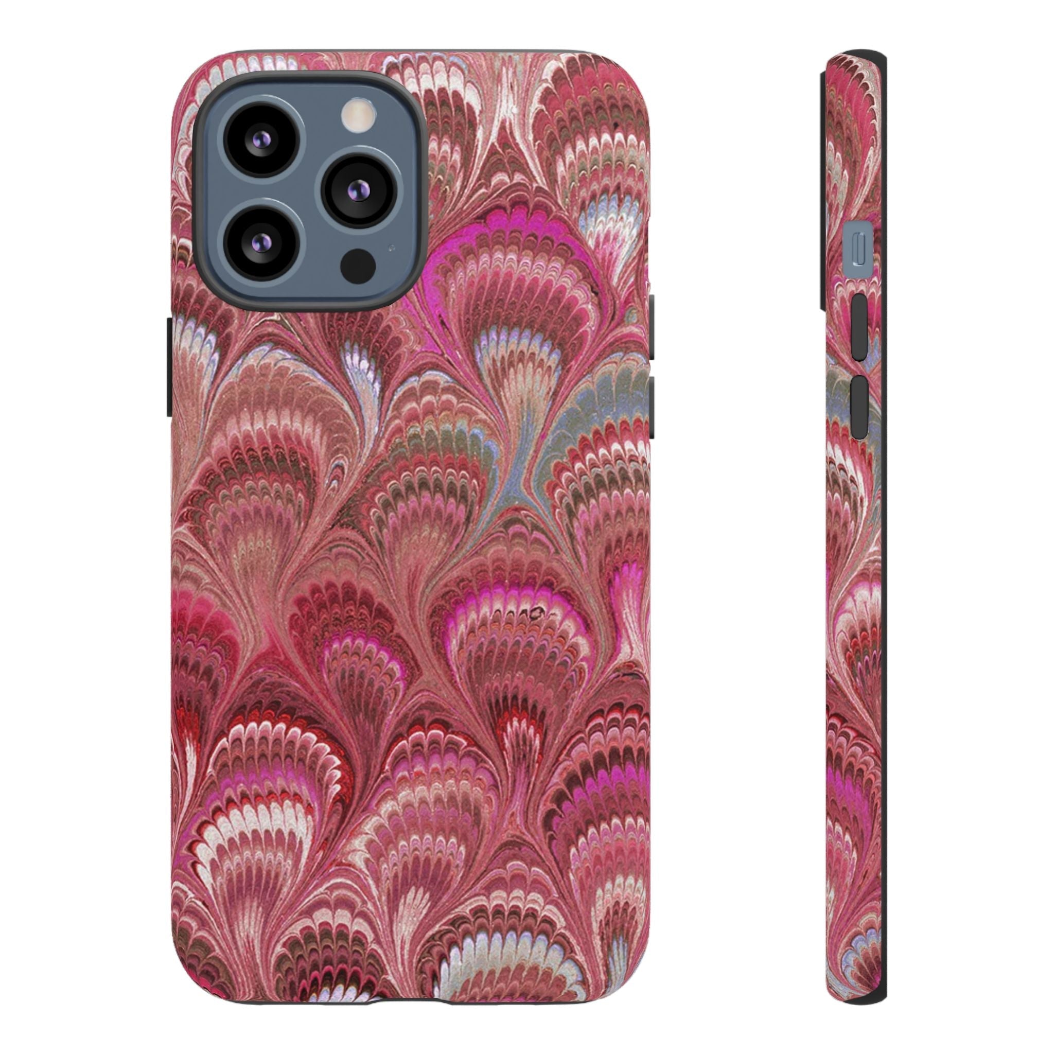 Shades of Pink Marbled Phone Case —  Dual Layer - Tough Protective Phone Cover