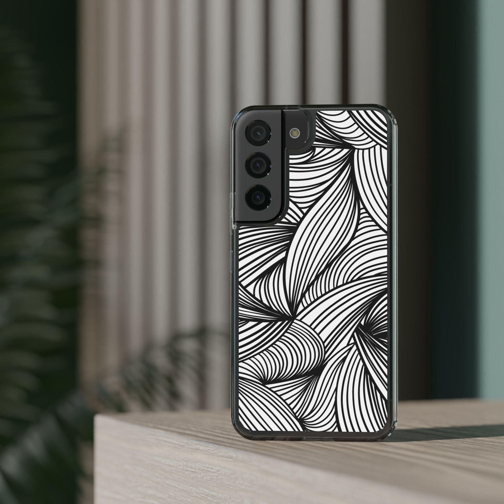 Black and White Illusion Clear Cases