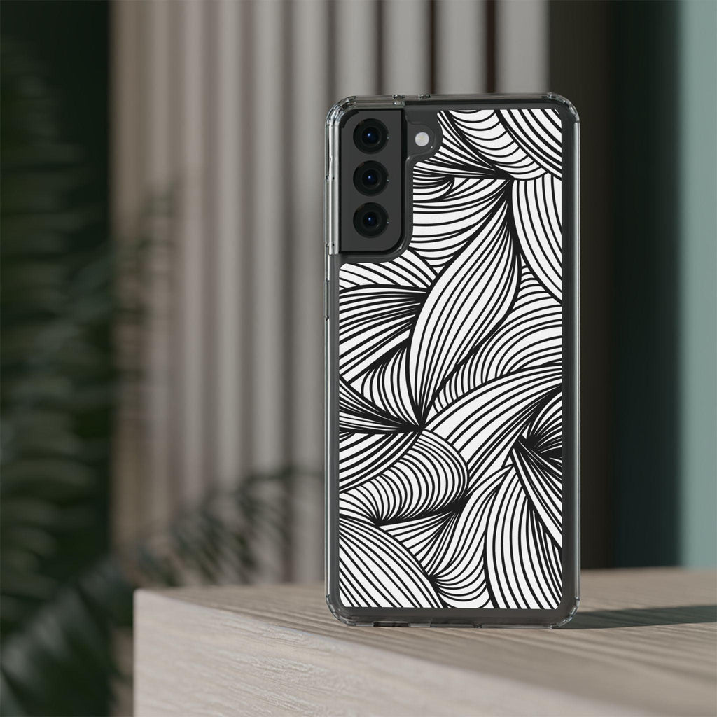 Black and White Illusion Clear Cases