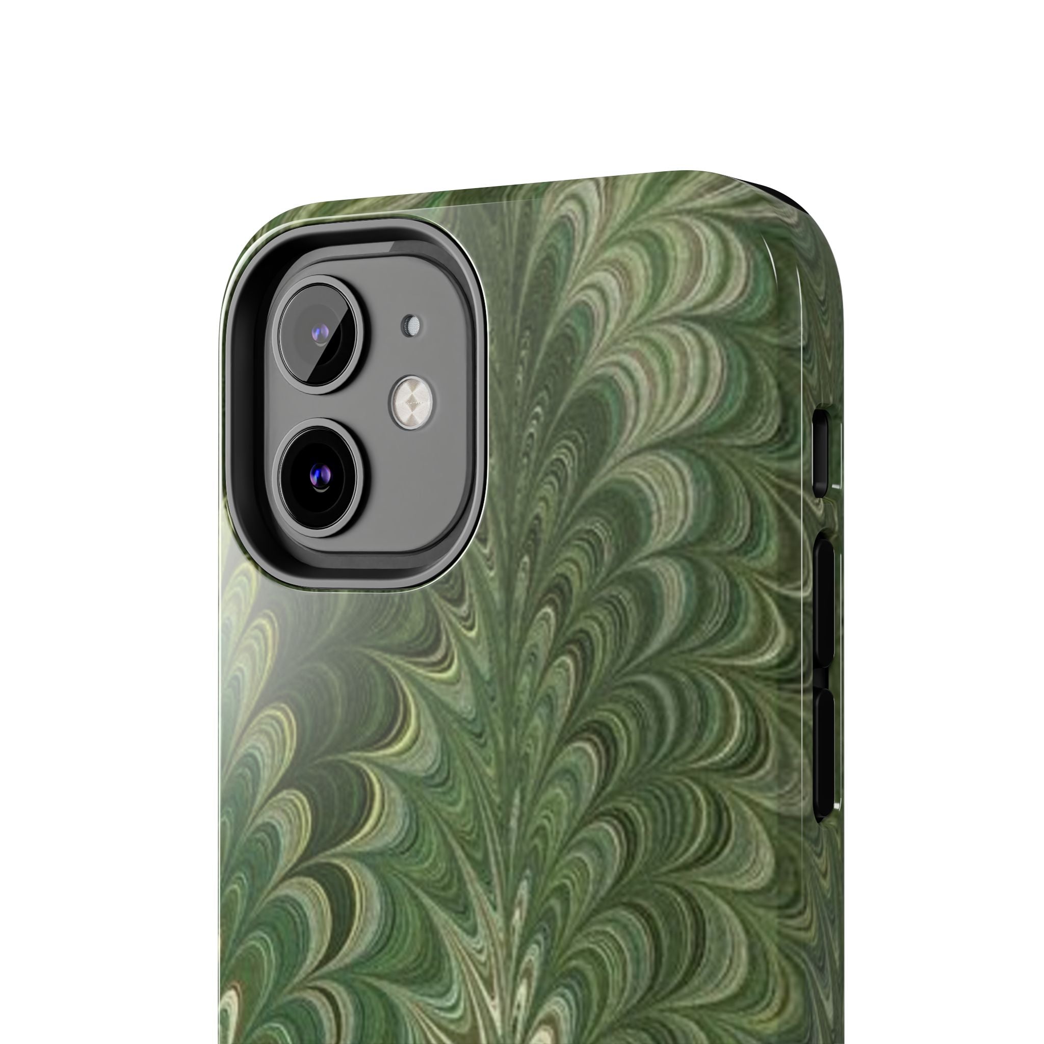 Deep Green Marble Italian Durable Phone Case
