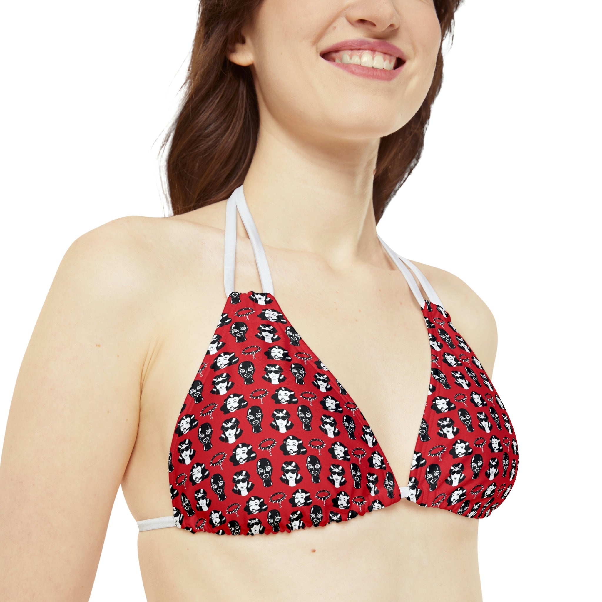BDSM Gag Kink Strappy Bikini Set