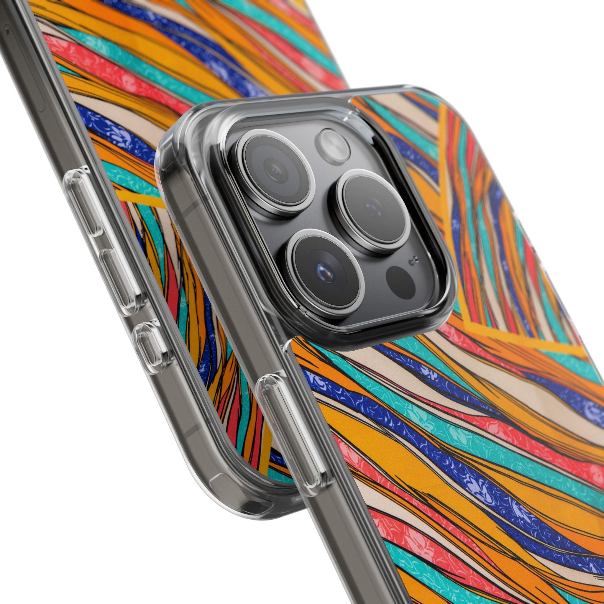 Clear Cases Stripes of  Powerful Colors