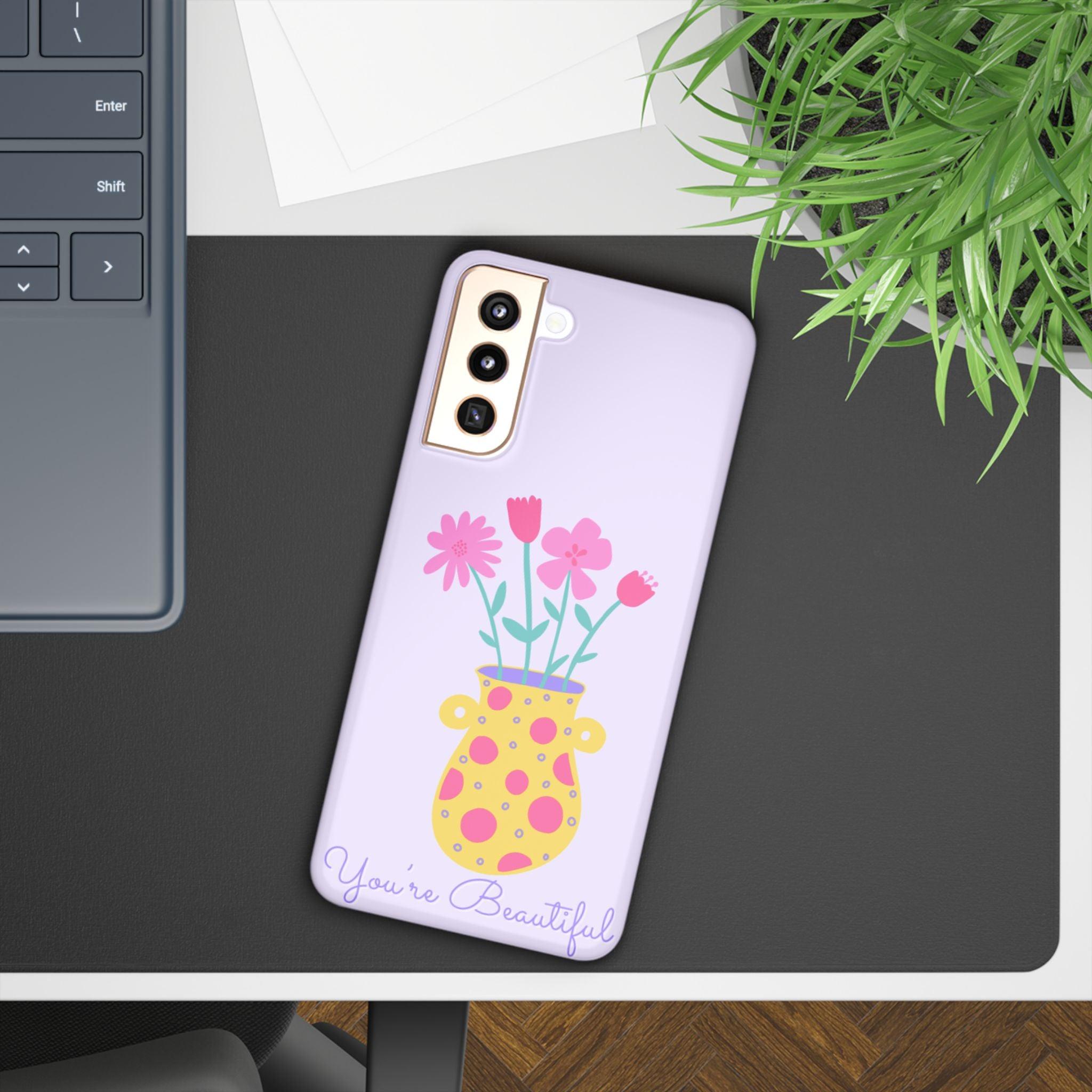 Floral Pot Phone Case – Bloom with Style Everywhere You Go